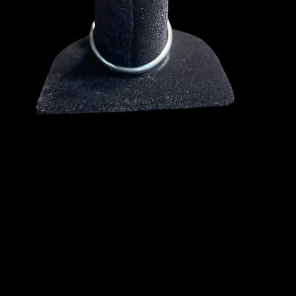 Handcrafted Pink & Black Sterling Silver Statement Ring Artistic Gift Modern - Picture 6 of 8